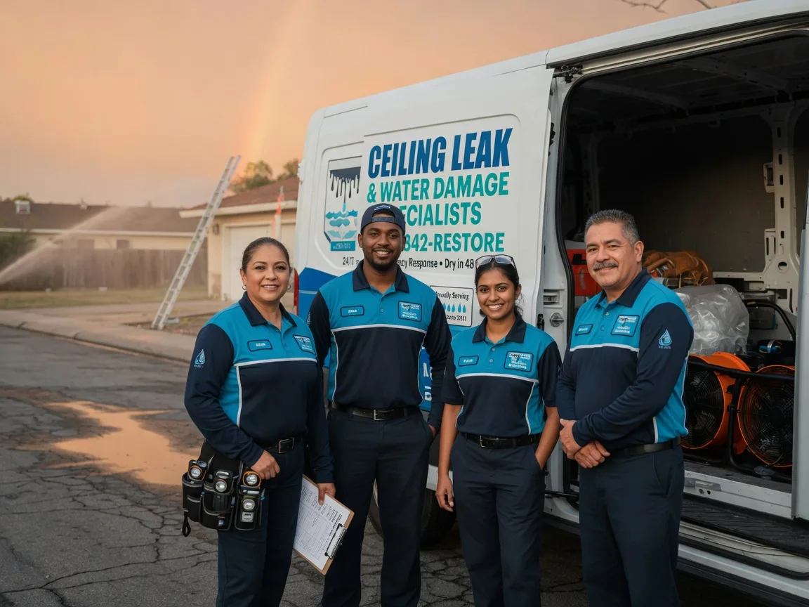 Ceiling Leak Cleanup company in George West, TX